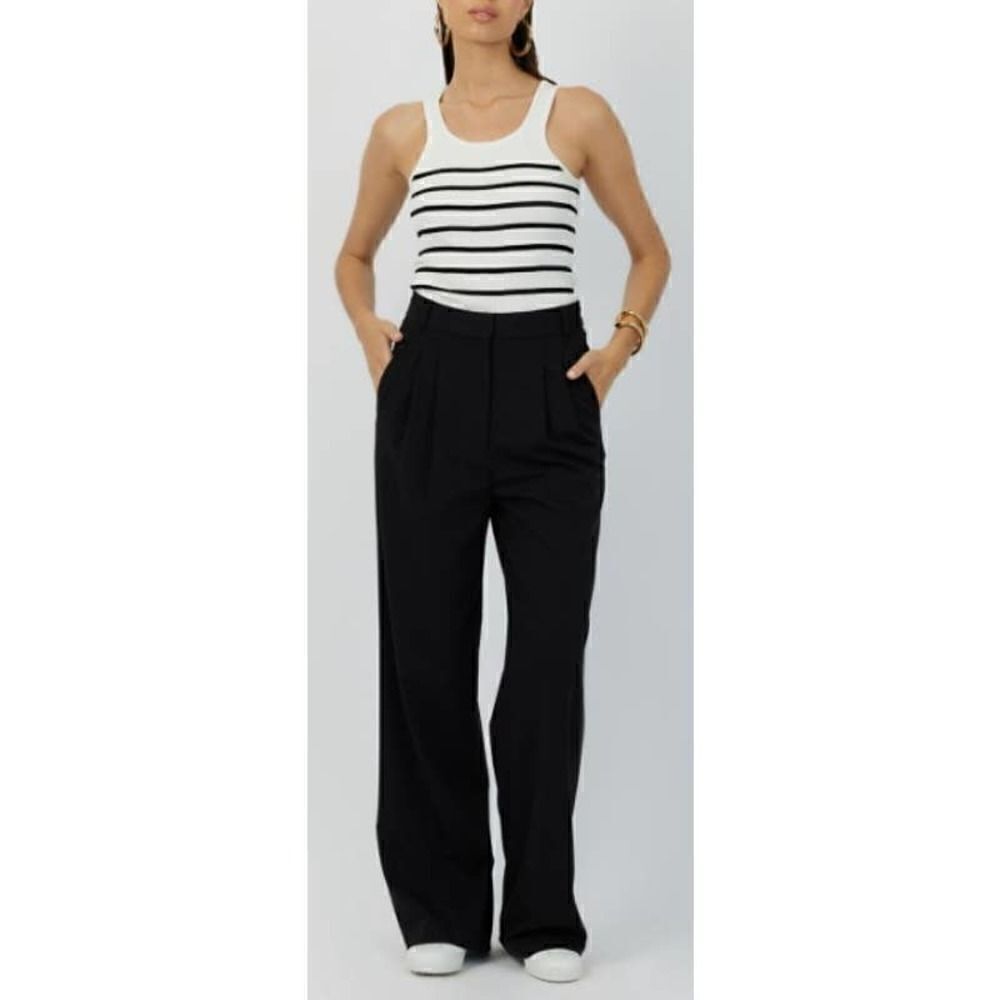NWT Grey/Ven Revived Tailoring The Maccaden Pleated Trouser Pants Sz. 2
